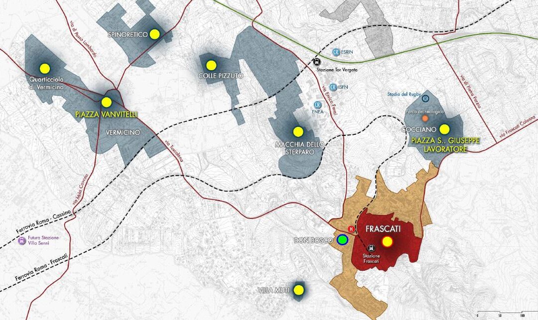 27 Ottobre 2023 – Avvio della progettazione esecutiva di tre interventi a Frascati nell’ambito del programma PINQuA finanziato dal PNRR