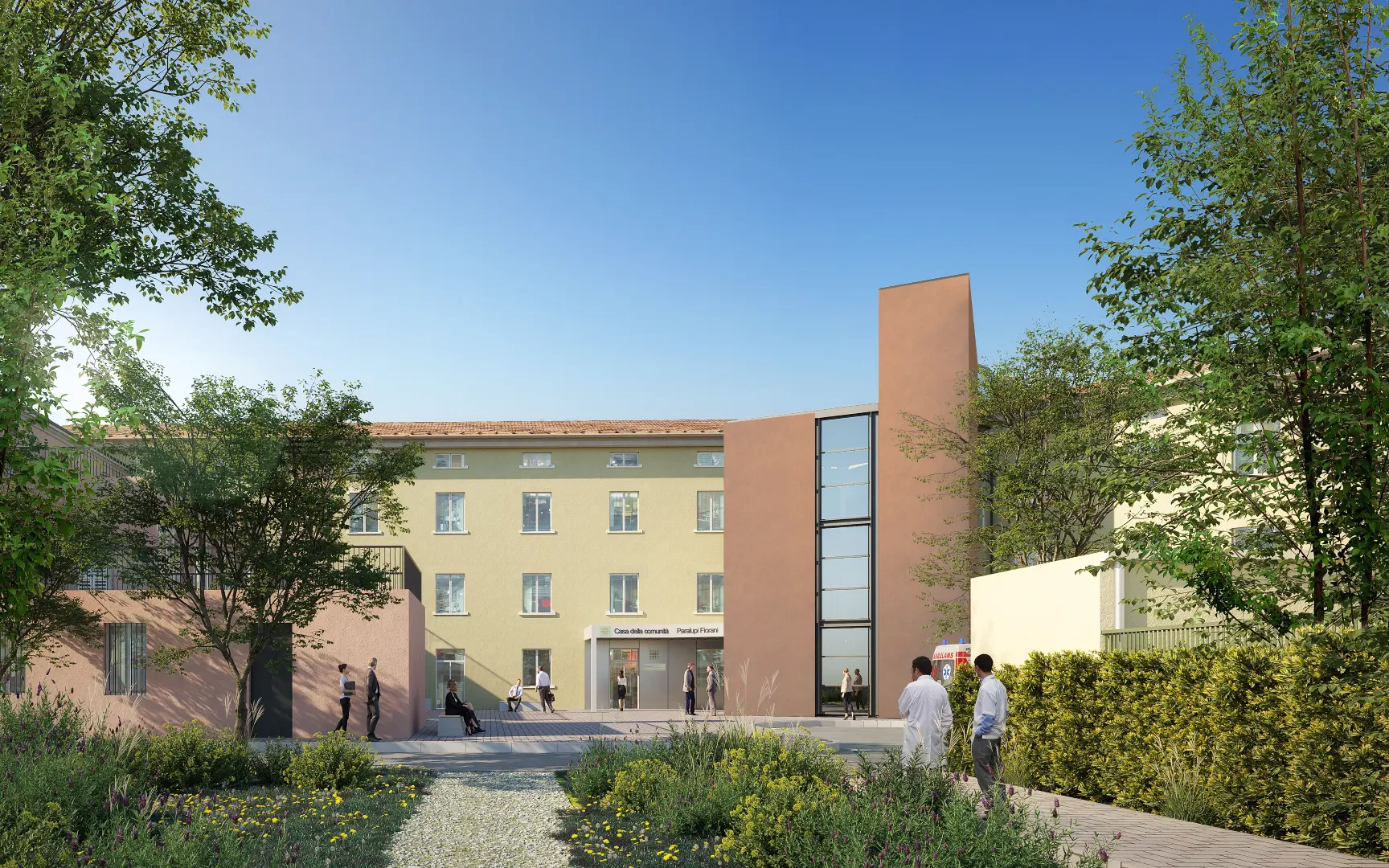 New Community House and Community Hospital in Guastalla